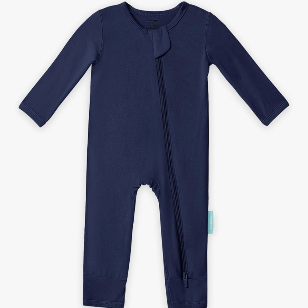 NWT Lot Of 2 PurComfy Long Sleeve Romper Jumpsuit Bamboo Blend